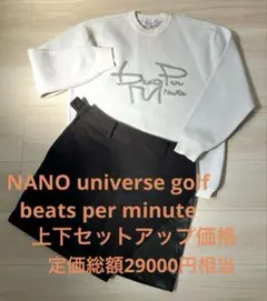NANO universe golf セットアップ価格　ゴルフウェア