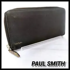 PAUL SMITH ポールスミス 長財布 サフィアーノレザー ブラック系