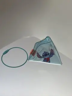 スティッチ 三角形 クリアポーチ 가챠 Disney ディズニー