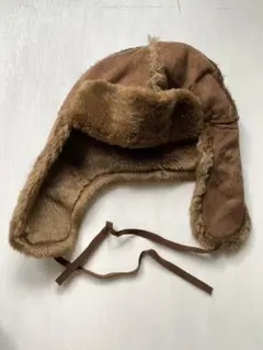 美品　override帽子　ロシアンハット　耳付き　日本製