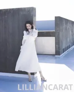 LILLIANCARAT フレアワンピース　ダークグレー