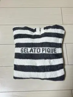 GELATO PIQUE ストライプ フード付きポンチョ