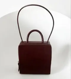 Building Block ボックスバッグ ワインレッドのサムネイル