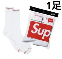 Supreme シュプリーム　Hanes ソックス　ホワイト