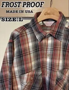 USA製‼️⭐️ FROST PROOF フランネルシャツ ⭐️ 70s