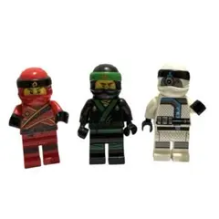 レゴ正規品　ニンジャゴー ミニフィグセット　ロイド　カイ　ゼン　忍者