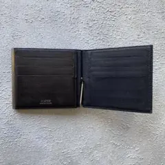 PORTER ポーター ブラック レザーマネークリップ 吉田カバン カードケース