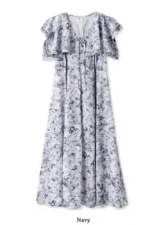 【美品】FRAY I.D プリントラッフルカラーワンピースのサムネイル