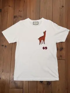 GUCCI Tシャツ 鹿 ディアー ワッペンシャツ 刺繍シャツ - メルカリ