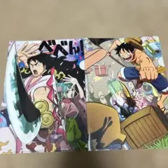 ONE PIECE くら寿司 コラボ クリアファイル 2枚セット