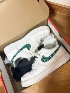 NIKE エアフォース1 ペイズリー グリーン