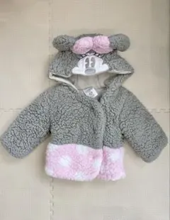 ディズニー ミニーマウス もこもこ なりきり ボアアウター 80cm