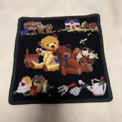 新品 シニョール織 クマタオルハンカチ