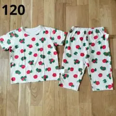 ユニクロ ツペラツペラ りんご柄 ドライパジャマ 120