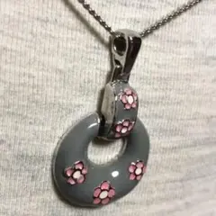 レトロ　お花ネックレス　アンティーク