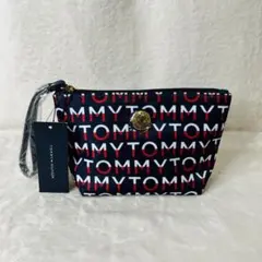 【新品未使用タグ付き】TOMMYHILFIGER 総柄　ポーチ