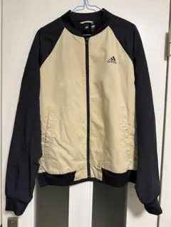 adidas ブルゾン MA-1 ブラック×ベージュ XO