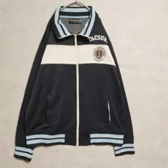 【4L】T&C Surf Designs トラックジャケット 刺繍ロゴ 黒