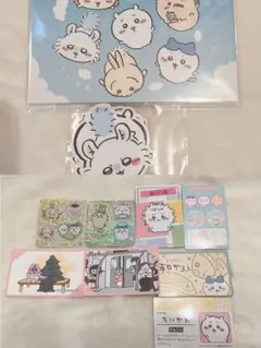 ちいかわキャラクター ステッカー＆カードセット