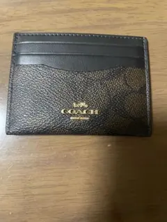 ナ*ナ様 T*n様 COACH レザー カードケース ブラウン/ブラック