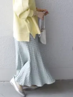 シップスエニー　ギンガムチェック　フレアスカート　ロングスカートのサムネイル