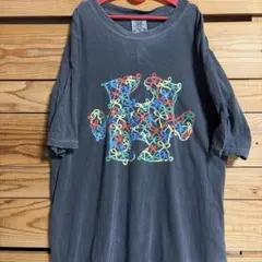 Comfort Colors リボン柄 グラフィックTシャツ ブラック