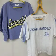 ラブトキシック Tシャツ 2枚セット M 150 サックス　ホワイト