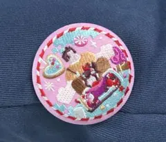 ディズニー 刺繍バッジ 缶バッジ