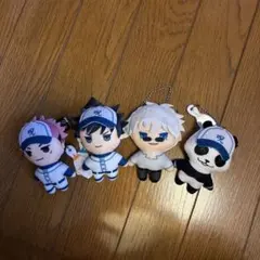 呪術廻戦　ぬいぐるみキーホルダー　ラウンドワンコラボ