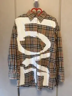 BURBERRY チェック柄長袖シャツのサムネイル