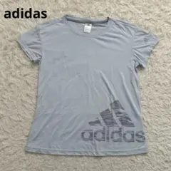 adidas アディダス Tシャツ ライトブルー レディース