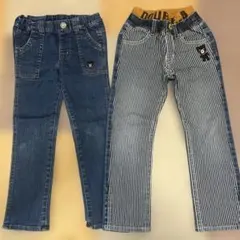 ミキハウス　ダブルビー 長ズボンセット110