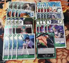 ワンピースカード 緑ゾロデッキ　デッキパーツまとめ売り