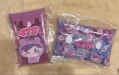 ［新品タグ、opp付き］しなこちゃん　しなクマ　475 クリアマルチケース　2種