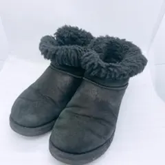 UGG アグ ムートンブーツ ブラック 24cm ボア