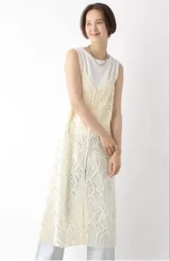 【レプシィム】レース キャミワンピース
