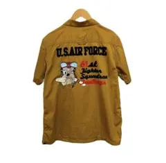 希少 HOUSTON U.S. AIR FORCE ボウリングシャツ XLのサムネイル