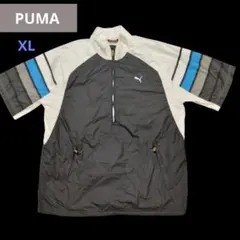PUMAプーマ メンズゴルフハーフジップナイロンジャケットXL
