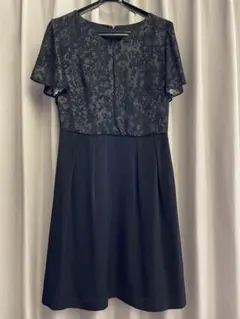 【新品タグ付き】インディヴィ　INDIVI size44 ワンピース　大きい