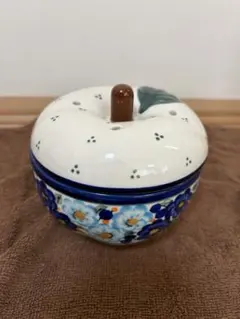 ポーランド食器 りんごポット 手描き 花柄のサムネイル