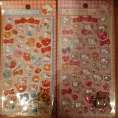 か*ぴ様 3D STICKERS 2枚セット