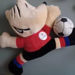 バルセロナオリンピック　マスコット　コビーくん　ぬいぐるみ　サッカー