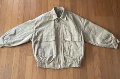 JAVA クラシカルエルフコラボ　綿ブルゾン　ベージュ　L キルティング