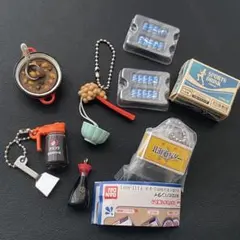 ミニチュア リーメント 他 食品 フィギュア マスコット キーホルダー セット