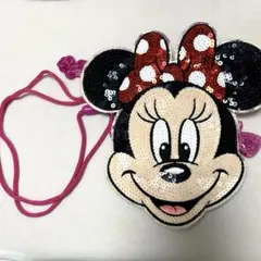 ミニーちゃん　パスケース　ピンク　ミニー　ミニーマウス　スパンコール