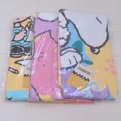 スヌーピー ガーゼフェイスタオル 3枚セット 34x80cm