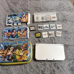 new ニンテンドー3DS LL ホワイト ゲームソフト8本付き