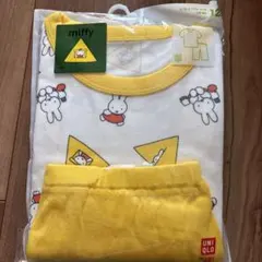 UNIQLO miffy パジャマ 120cm ホワイト/イエロー