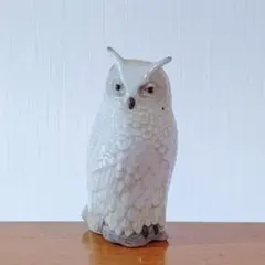 コペン　フィギリン　フクロウ ロイヤルコペンハーゲン フィギュリン 置物 希少 白梟 フクロウ