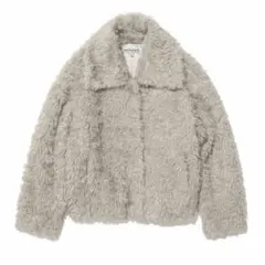 【完売品】WIDE COLLAR FLUFFY FUR COATのサムネイル